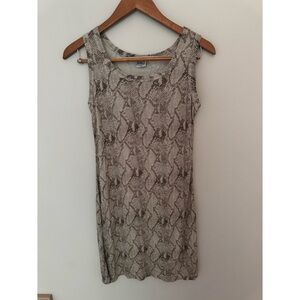 Dolce and Gabana snake print dress